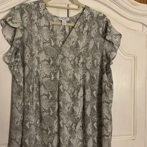 Blouse snakeskin